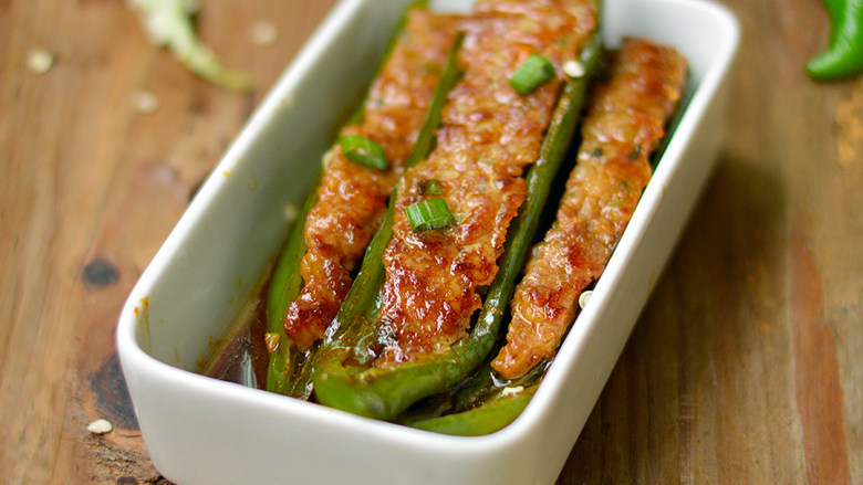 Pork-Stuffed Green Peppers