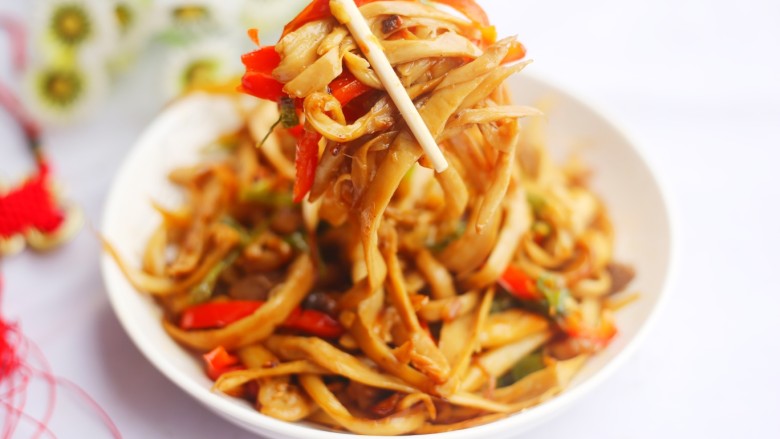 Shredded King Oyster Mushrooms