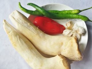Steam or blanch the king oyster mushrooms until tender.