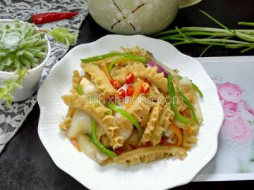 Stir-Fried Honeycomb Tripe